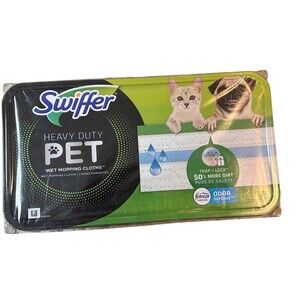 Swiffer HEAVY DUTY PET Wet Mopping Cloth Pad Refills Febreze Fresh Odor Defense